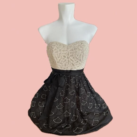 Stunning strapless mini dress by Meadow Rue (Anthropologie) - Picture 1 of 8